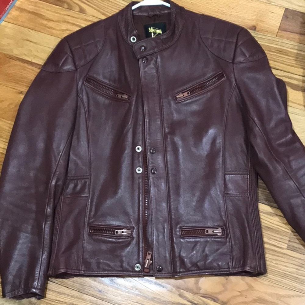 Superior Leather Motorcycle Jacket (Vintage)